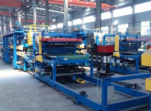 Z - Lock EPS and Rock Wool Sandwich Roof and Wall Panel Machine Production Line